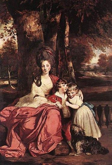 Sir Joshua Reynolds Lady Elizabeth Delme and her Children oil painting image
